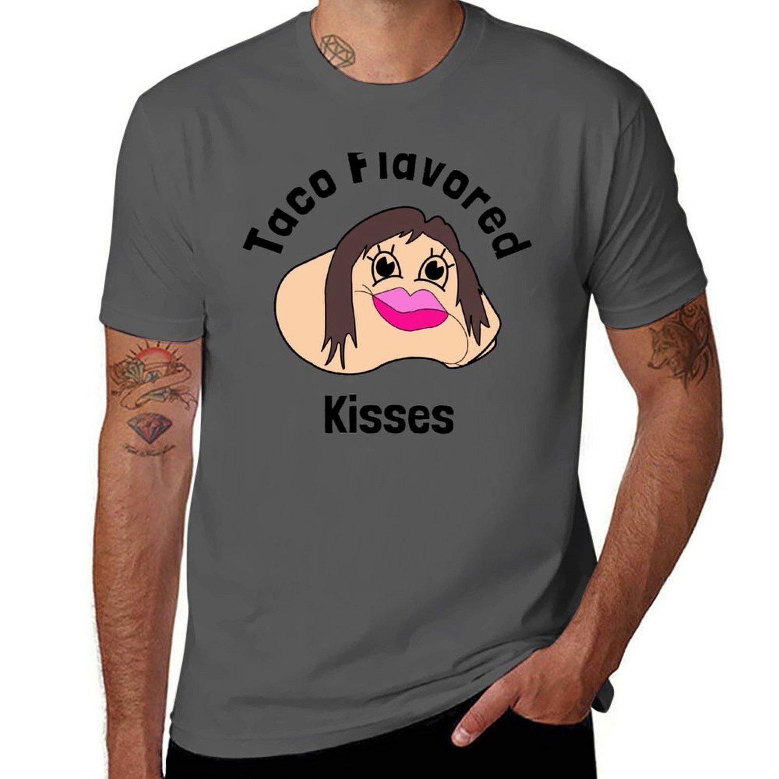Taco Flavored Kisses TShirt Casual Loose Fit Short Sleeve TShirt 4XL
Taco Flavored Kisses TShirt Casual Loose Fit Short Sleeve TShirt 4XL