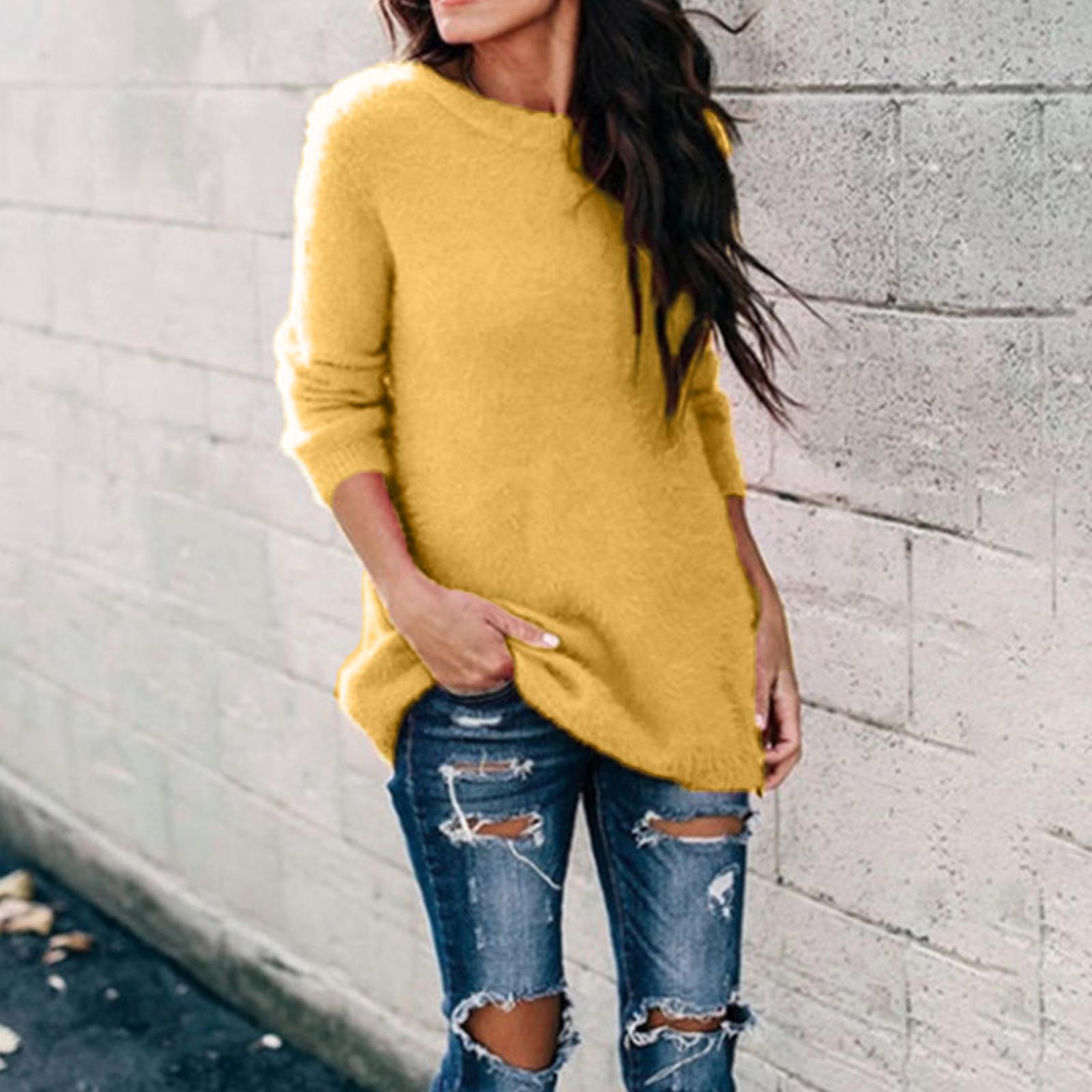Women s -color Fashionable Long-sleeved Top XL жовтий
Women s -color Fashionable Long-sleeved Top XL жовтий