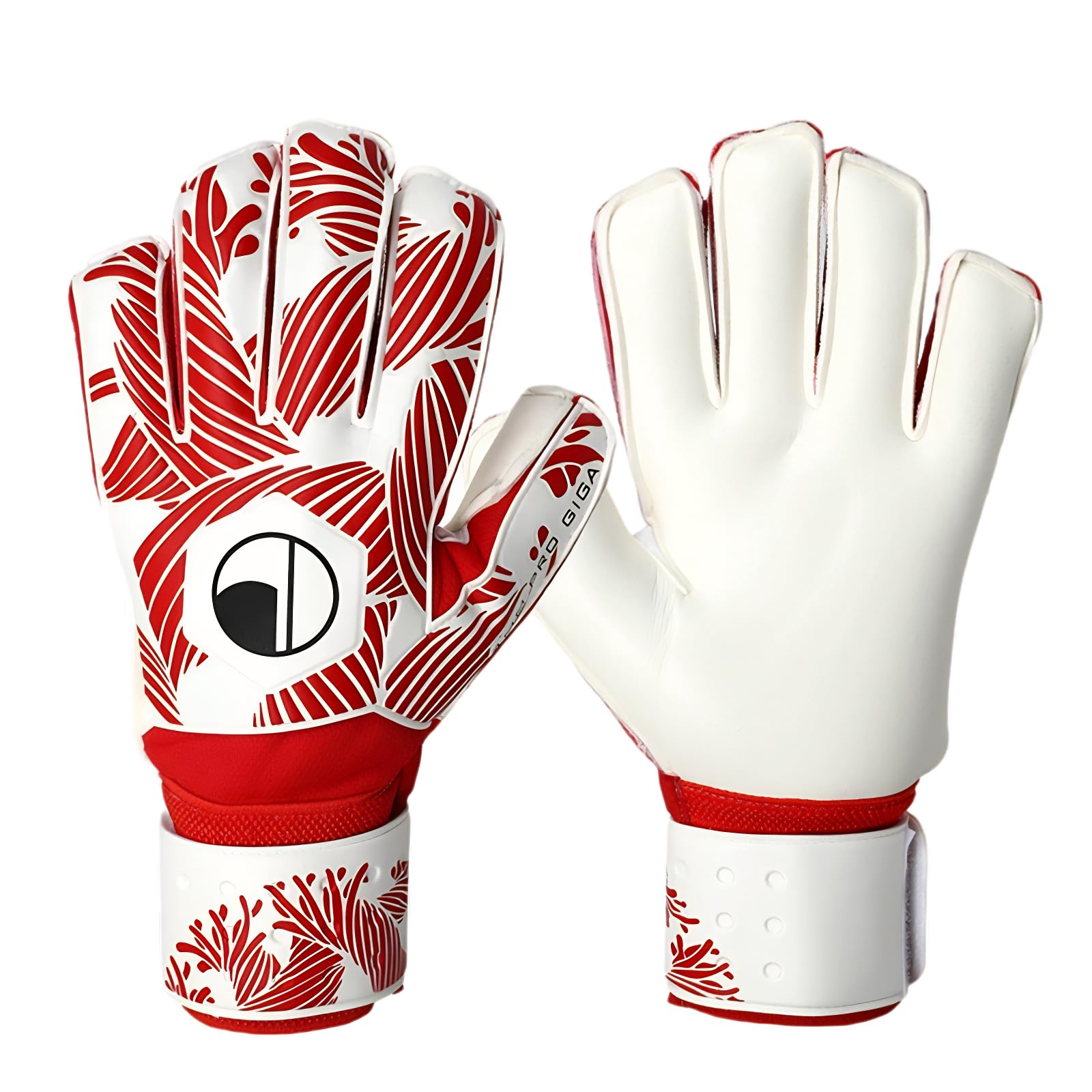 Elivo Goalkeeper Gloves with Finger protective padding on the back of the latex palm fabric on the sides of the and features a looped Velcro Available червоний
Elivo Goalkeeper Gloves with Finger protective padding on the back of the latex palm fabric on the sides of the and features a looped Velcro Available червоний