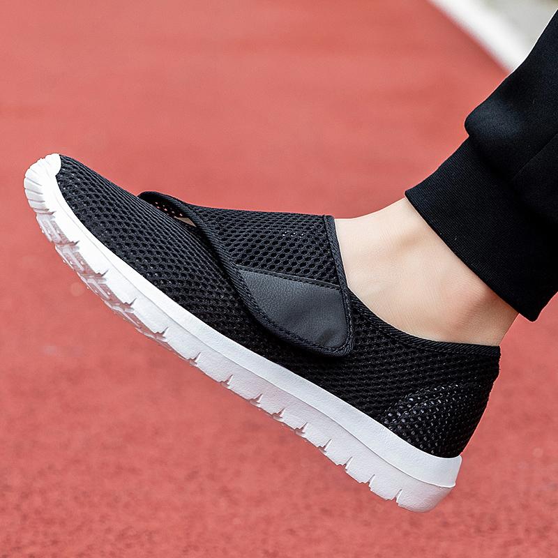 Мужские удобные слипоны с отведением большого пальца, регулируемые, для деформированных широких стоп, диабетическая обувь, дышащая сетка, повседневная обувь для ходьбы, мужская 45 чёрный
Мужские удобные слипоны с отведением большого пальца, регулируемые, для деформированных широких стоп, диабетическая обувь, дышащая сетка, повседневная обувь для ходьбы, мужская 45 чёрный