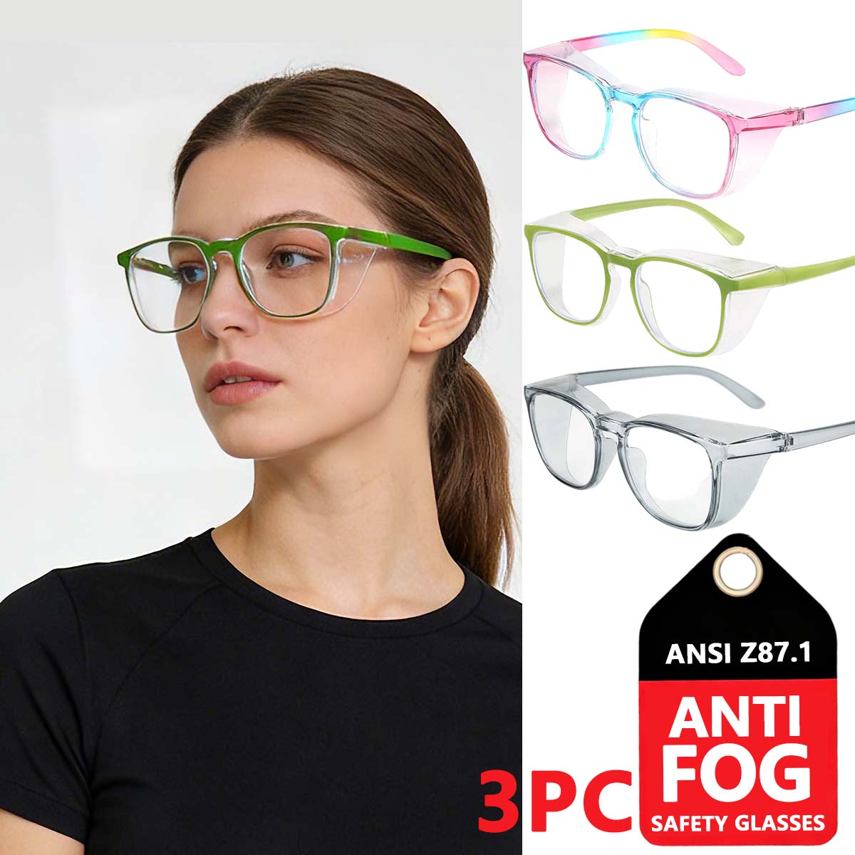 lunette protection laser fashionable safety glasses women safety glasses amazon anti fog ansi z87 safety glasses men HM9
lunette protection laser fashionable safety glasses women safety glasses amazon anti fog ansi z87 safety glasses men HM9