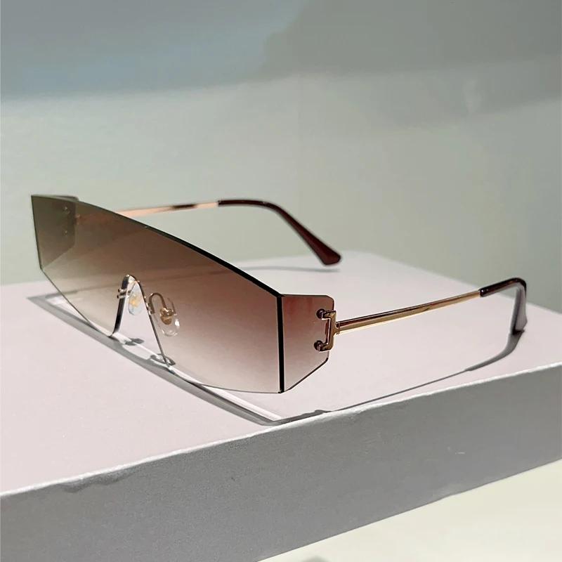 No-rim Sun shades Men Latest in Fashion Monoblock Gradient Shades Women Modern Design Outdoor Decor Sun Eyewear as picture shows
No-rim Sun shades Men Latest in Fashion Monoblock Gradient Shades Women Modern Design Outdoor Decor Sun Eyewear as picture shows
