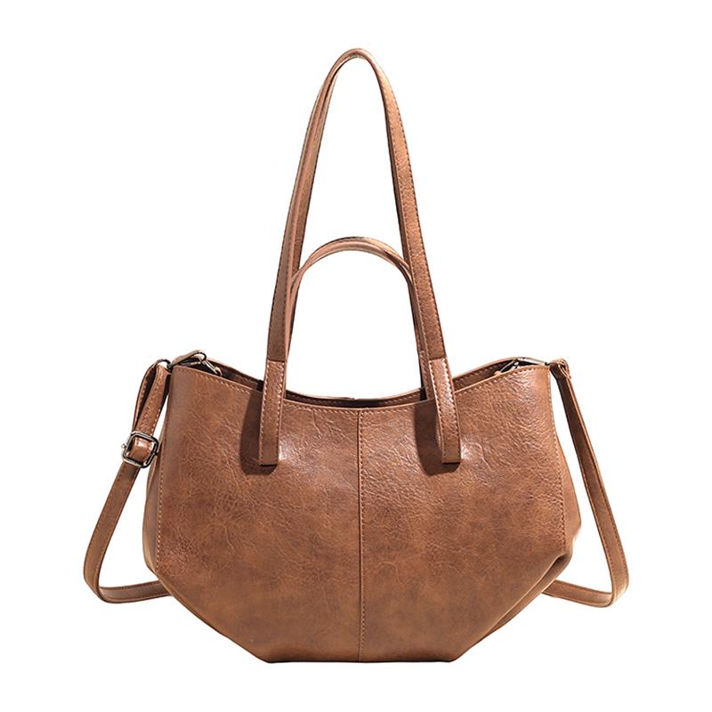 Vintage Soft Tote Bag for Women Large Capacity Casual Shoulder Handbag with Top Handle Minimalist Crossbody Bag for Shopping
Vintage Soft Tote Bag for Women Large Capacity Casual Shoulder Handbag with Top Handle Minimalist Crossbody Bag for Shopping