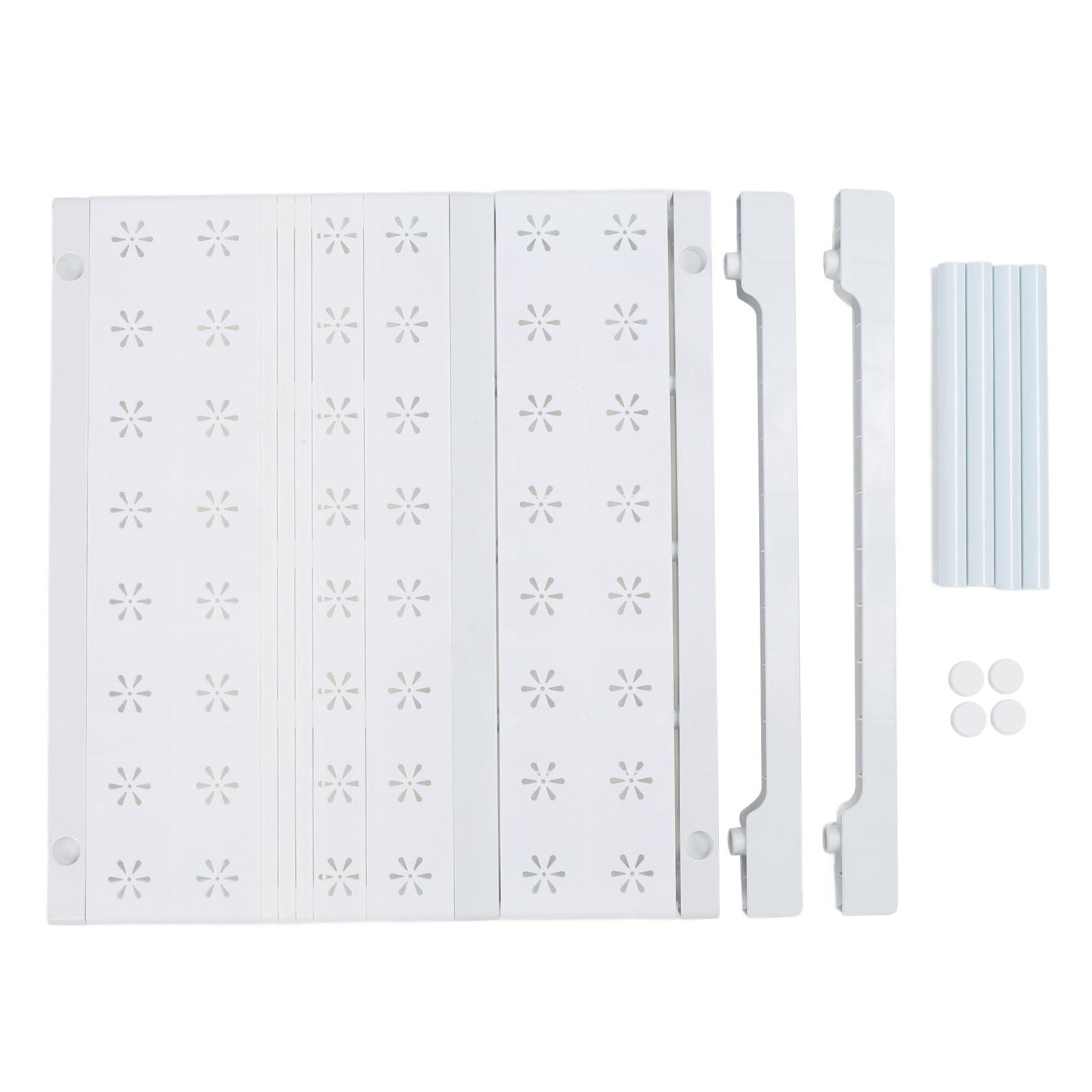 Гардеробный органайзер, расширяемый, полный охват, без перфорации, экономящий место, полка для гардероба Length 27-38cm / 10.6-15in
Гардеробный органайзер, расширяемый, полный охват, без перфорации, экономящий место, полка для гардероба Length 27-38cm / 10.6-15in