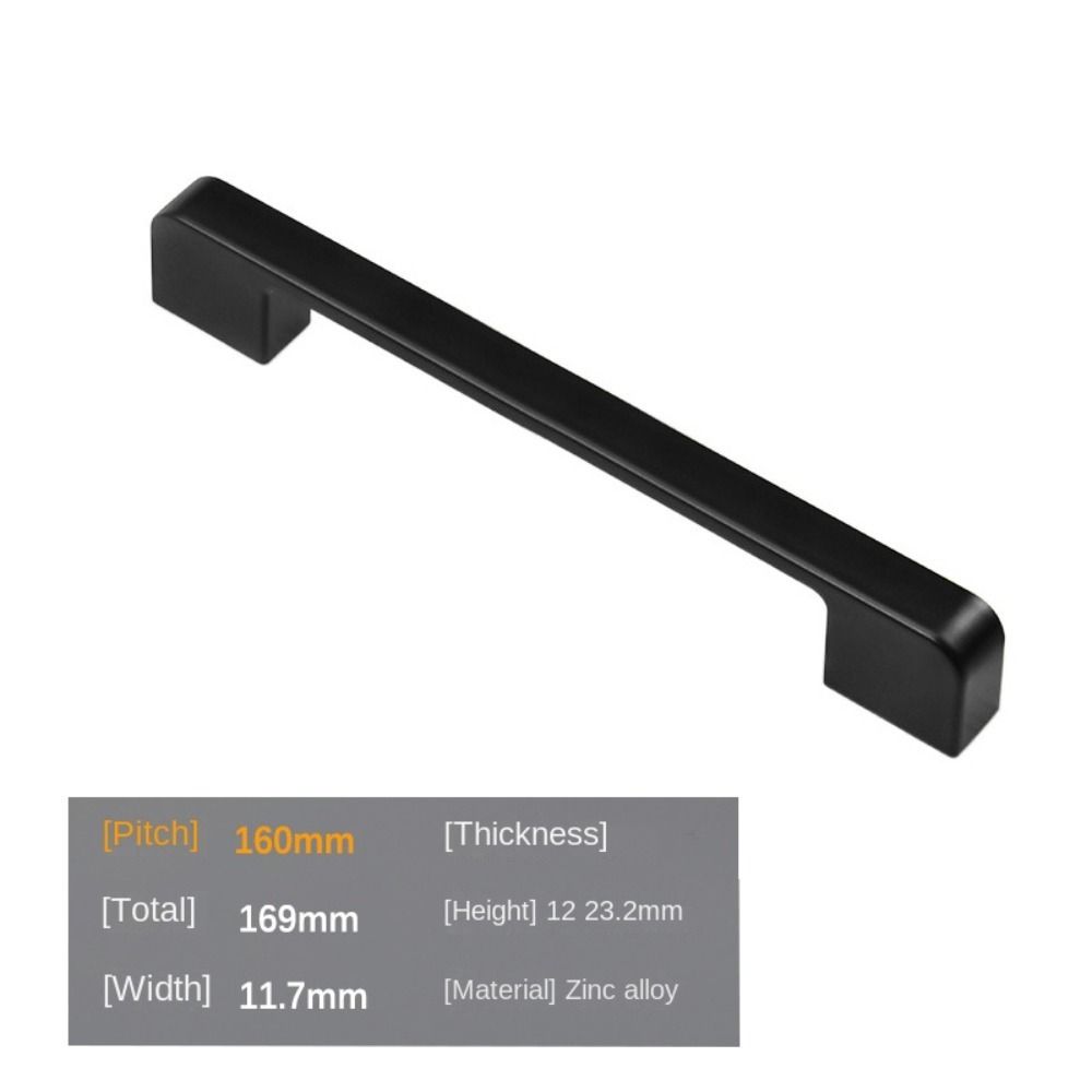 Аппаратная дверная ручка Цинковый сплав Ручки для шкафов и ящиков Новая цельная ручка Шкаф 169mm чёрный
Аппаратная дверная ручка Цинковый сплав Ручки для шкафов и ящиков Новая цельная ручка Шкаф 169mm чёрный