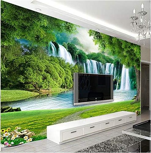Waterfall 3d Wallpaper Grass Green Landscape Wall Mural Living Room Bedroom Background Decorative Wallpaper 200 cm(W) x 140 cm(H)
Waterfall 3d Wallpaper Grass Green Landscape Wall Mural Living Room Bedroom Background Decorative Wallpaper 200 cm(W) x 140 cm(H)