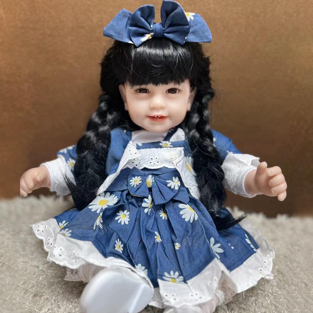 Модные улыбающиеся куклы Reborn, тканевое тело, 55 см, реалистичные, Lucky Girl, товарищи по играм, новорожденные, Bebe Reborn, подарки на день рождения
Модные улыбающиеся куклы Reborn, тканевое тело, 55 см, реалистичные, Lucky Girl, товарищи по играм, новорожденные, Bebe Reborn, подарки на день рождения