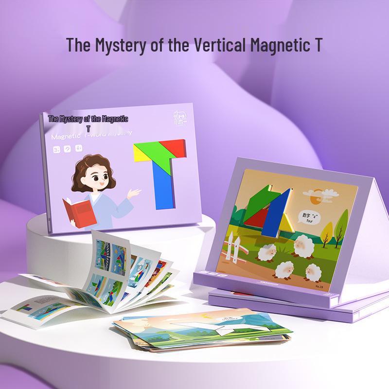 Magnetic Geometric Tangram Puzzle - Educational Toy for Kids, Wooden Jigsaw with Magnetic Pieces, Small Size, Ideal for Kindergarten
Magnetic Geometric Tangram Puzzle - Educational Toy for Kids, Wooden Jigsaw with Magnetic Pieces, Small Size, Ideal for Kindergarten