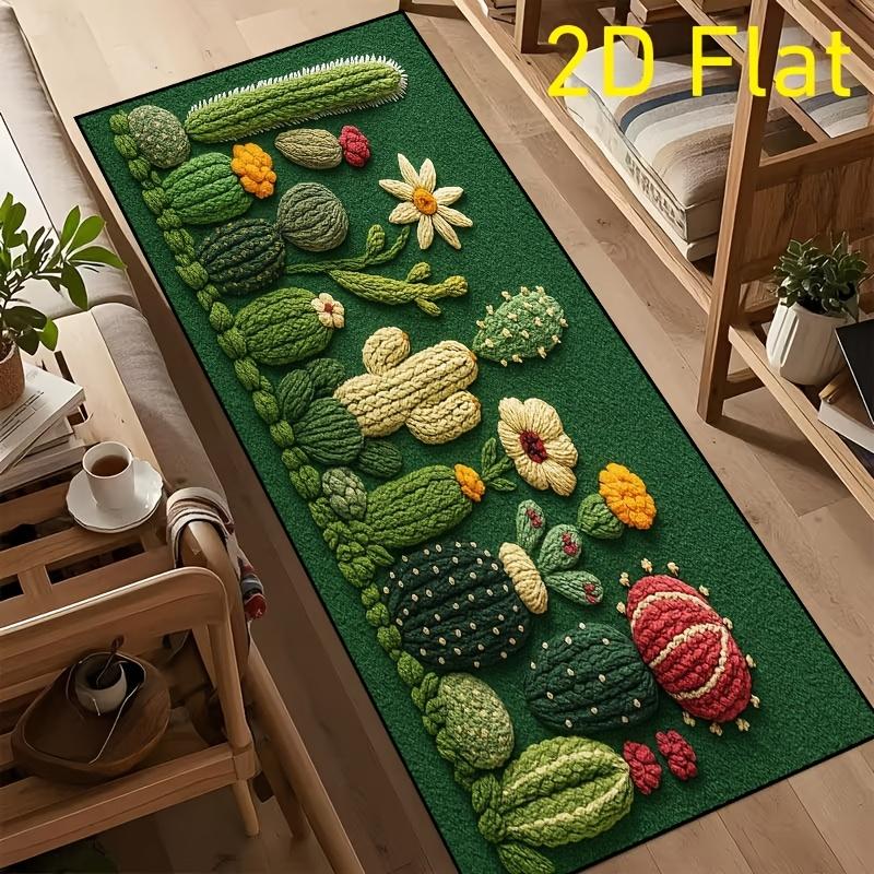 VIKAMA 2D Green Fresh Cactus Plant Pattern Design Doormat Welcome Mat Bedside Rug For Bedroom Carpet For Live Room Home Decor 40X60CM (1.3X2FT
VIKAMA 2D Green Fresh Cactus Plant Pattern Design Doormat Welcome Mat Bedside Rug For Bedroom Carpet For Live Room Home Decor 40X60CM (1.3X2FT