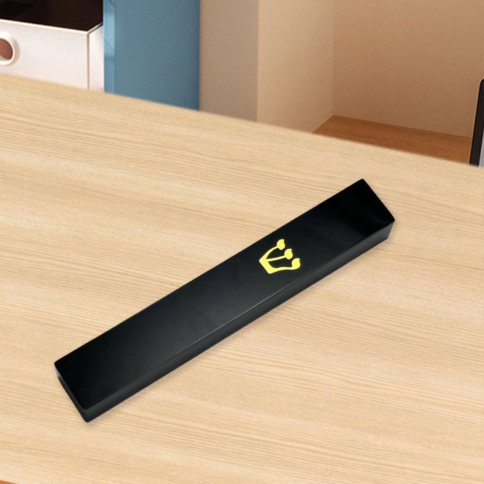 Mezuzah Case Housewarming Gift Acrylic Home Decor for Library Bedroom Hotel чорний
Mezuzah Case Housewarming Gift Acrylic Home Decor for Library Bedroom Hotel чорний