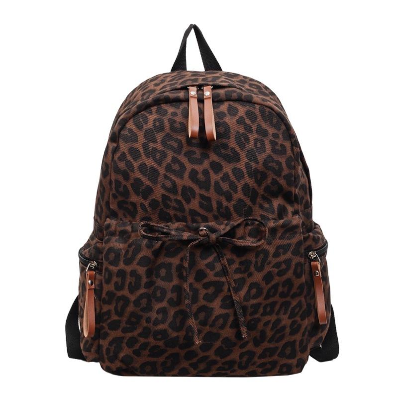 Large Capacity Leopard Print Laptop Backpack Fashion College High School Student Bookbag Unisex Korean Style Rucksack кавовий
Large Capacity Leopard Print Laptop Backpack Fashion College High School Student Bookbag Unisex Korean Style Rucksack кавовий