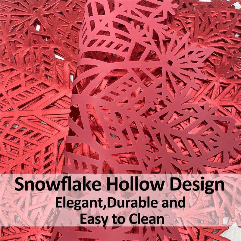 BHBL Snowflake Placemats Decorations Red Snowflake Tablemats Kitchen Table Mats for Christmas Holiday Wedding Decorative A China Mainland
BHBL Snowflake Placemats Decorations Red Snowflake Tablemats Kitchen Table Mats for Christmas Holiday Wedding Decorative A China Mainland