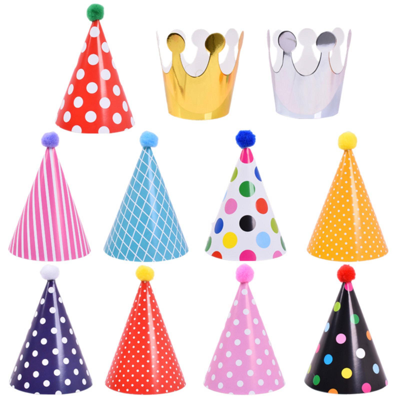11 Piece Party Hats Set Includes Cone Shape and Crown Style Birthday Caps for Kids Party Decorations and Celebration Accessories
11 Piece Party Hats Set Includes Cone Shape and Crown Style Birthday Caps for Kids Party Decorations and Celebration Accessories
