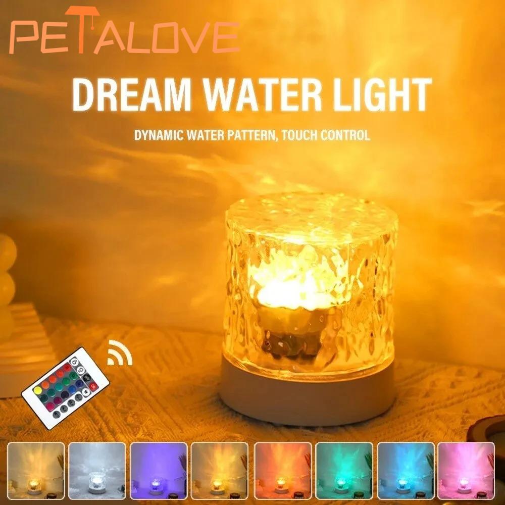 LED Water Ripple Projector Night Light 16 Colors Flame RGB Dimmable Crystal Lamp for Living Room Study Bedroom Home Decor Light
LED Water Ripple Projector Night Light 16 Colors Flame RGB Dimmable Crystal Lamp for Living Room Study Bedroom Home Decor Light