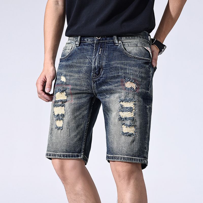 Новые Ретро Рваные Джинсовые Шорты Мужские Летние Тонкие Брюки Пятиточки Повседневные Брюки Средней Длины 38
Новые Ретро Рваные Джинсовые Шорты Мужские Летние Тонкие Брюки Пятиточки Повседневные Брюки Средней Длины 38