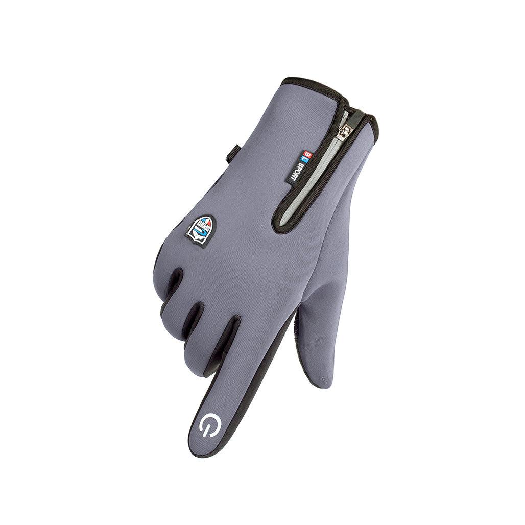 Осень и зима теплые перчатки для фитнеса ветрозащитные водонепроницаемые сенсорные противоскользящие утолщенные перчатки для езды на электромобиле для спорта на открытом воздухе M