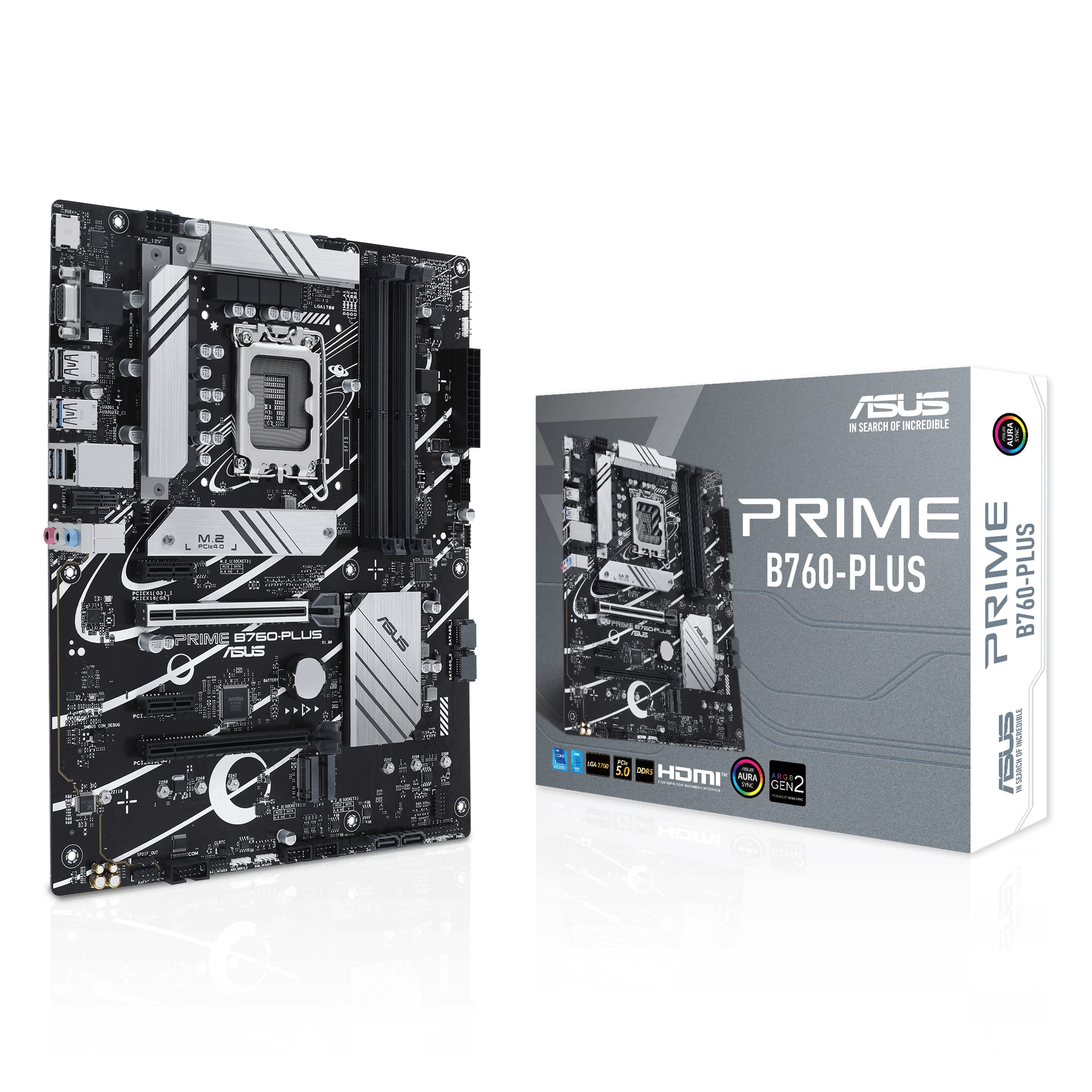 ASUS PRIME Intel покоління CPU сумісний LGA1700 B760 обладнаний DDR5 ATX продукт авторизованого дистриб’ютора B760-PLUS 14th/13th/12th материнська плата/побутова
ASUS PRIME Intel покоління CPU сумісний LGA1700 B760 обладнаний DDR5 ATX продукт авторизованого дистриб’ютора B760-PLUS 14th/13th/12th материнська плата/побутова