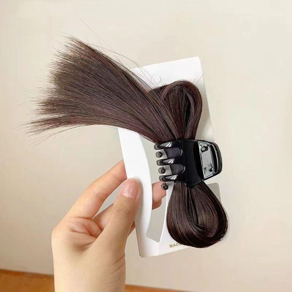 Highlight Ball Head Wig Korean Style Double Meatball Hair Claw Clip Shuttlecock Head Lady темно-коричневого
Highlight Ball Head Wig Korean Style Double Meatball Hair Claw Clip Shuttlecock Head Lady темно-коричневого