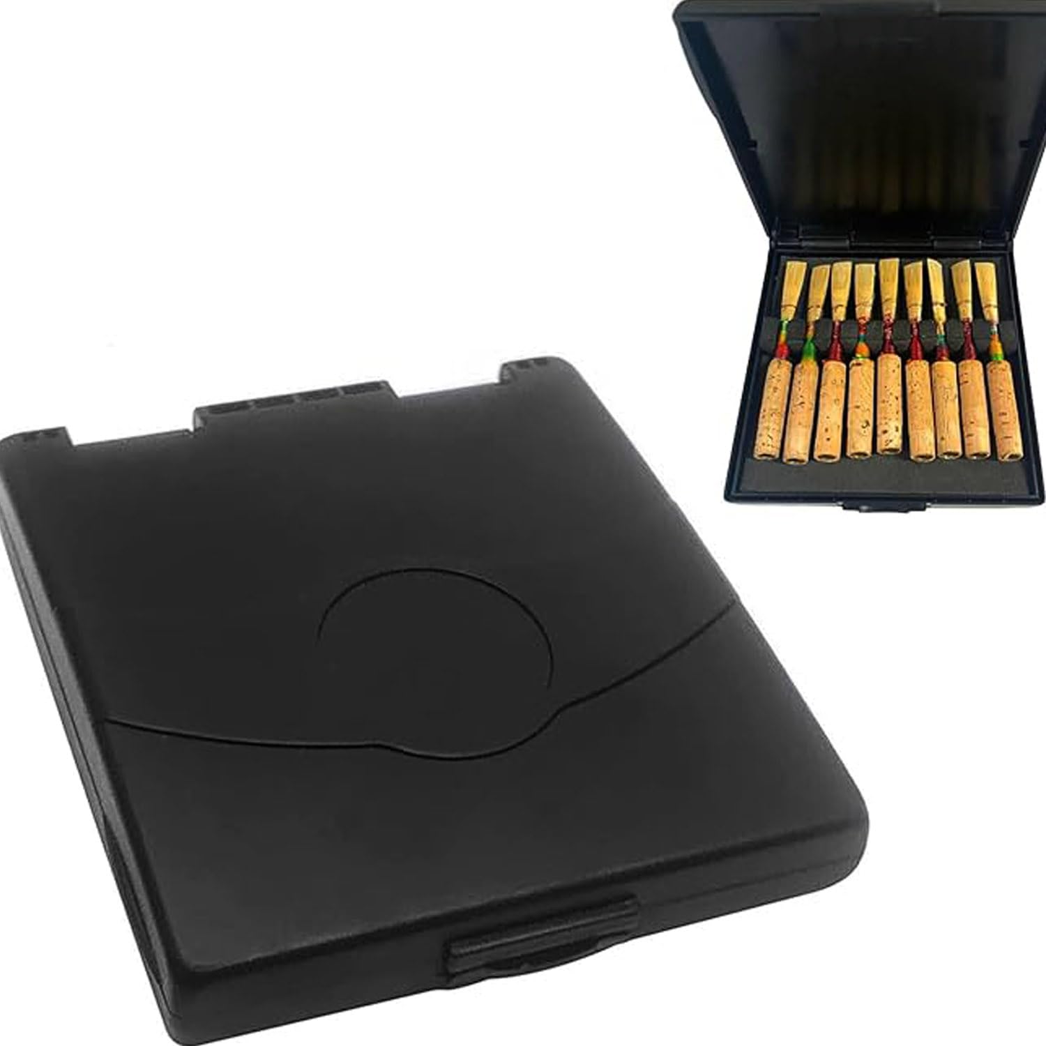 Roczential Reed Clarinet Reed Reeds for Case for Bass with Slots for 9 Easy Installation Case, Holder, Clarinet/Tenor/Baritone Saxophone, Reeds,
Roczential Reed Clarinet Reed Reeds for Case for Bass with Slots for 9 Easy Installation Case, Holder, Clarinet/Tenor/Baritone Saxophone, Reeds,