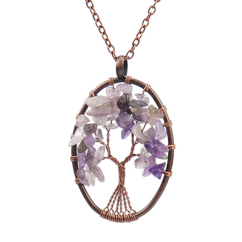 Vintage Hand-Wound Natural Gravel Crystal Curved Loose Root Tree Of Life Necklace Women S Necklace N23 аметист
Vintage Hand-Wound Natural Gravel Crystal Curved Loose Root Tree Of Life Necklace Women S Necklace N23 аметист