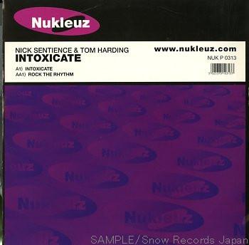 12inch Record NICK SENTIENCE & TOM HARDING - Intoxicate NUKP0313,NUKP03 Nukleuz 2001 UK Dance & Electronica Used
12inch Record NICK SENTIENCE & TOM HARDING - Intoxicate NUKP0313,NUKP03 Nukleuz 2001 UK Dance & Electronica Used