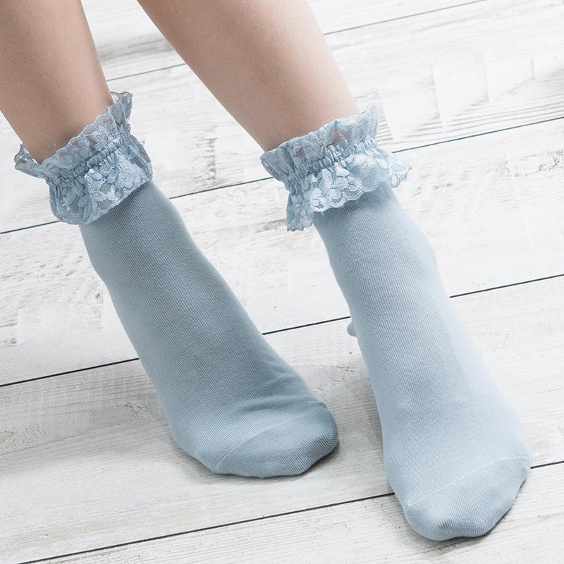 Vintage Lace Ruffle Frilly Ankle Socks Spring New Fashion Ladies Girls Casual Sweet Solid Color Breathable Cotton Sock
Vintage Lace Ruffle Frilly Ankle Socks Spring New Fashion Ladies Girls Casual Sweet Solid Color Breathable Cotton Sock