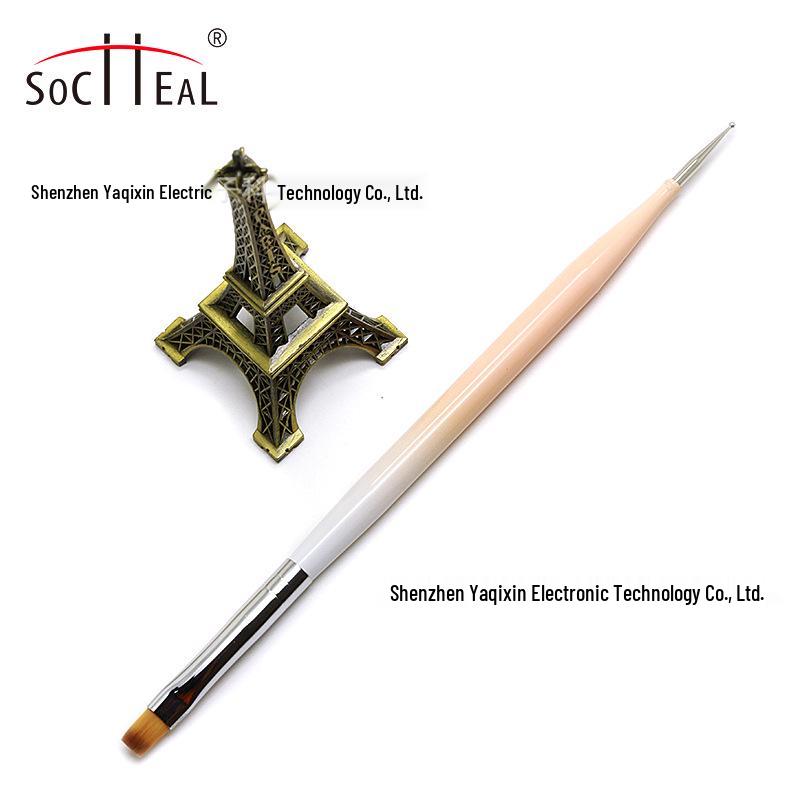 Double-Ended Gradient Metal Nail Art Brush with Silver Tip
Double-Ended Gradient Metal Nail Art Brush with Silver Tip