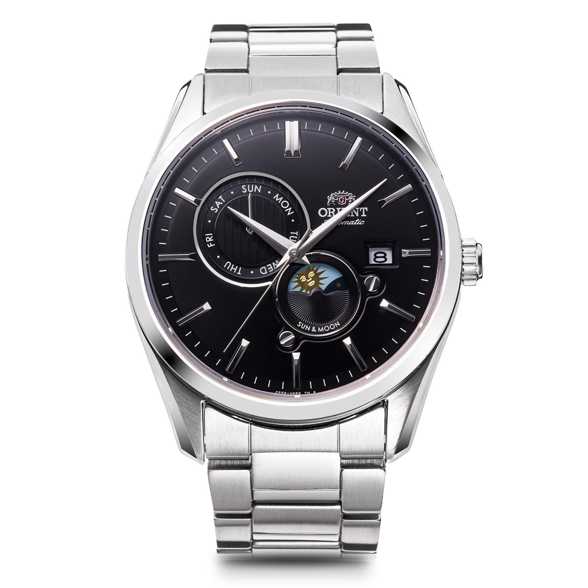 ORIENT Watch Sun and Moon Automatic Mechanical Contemporary Black RN-AK0302B Men s чорний
ORIENT Watch Sun and Moon Automatic Mechanical Contemporary Black RN-AK0302B Men s чорний