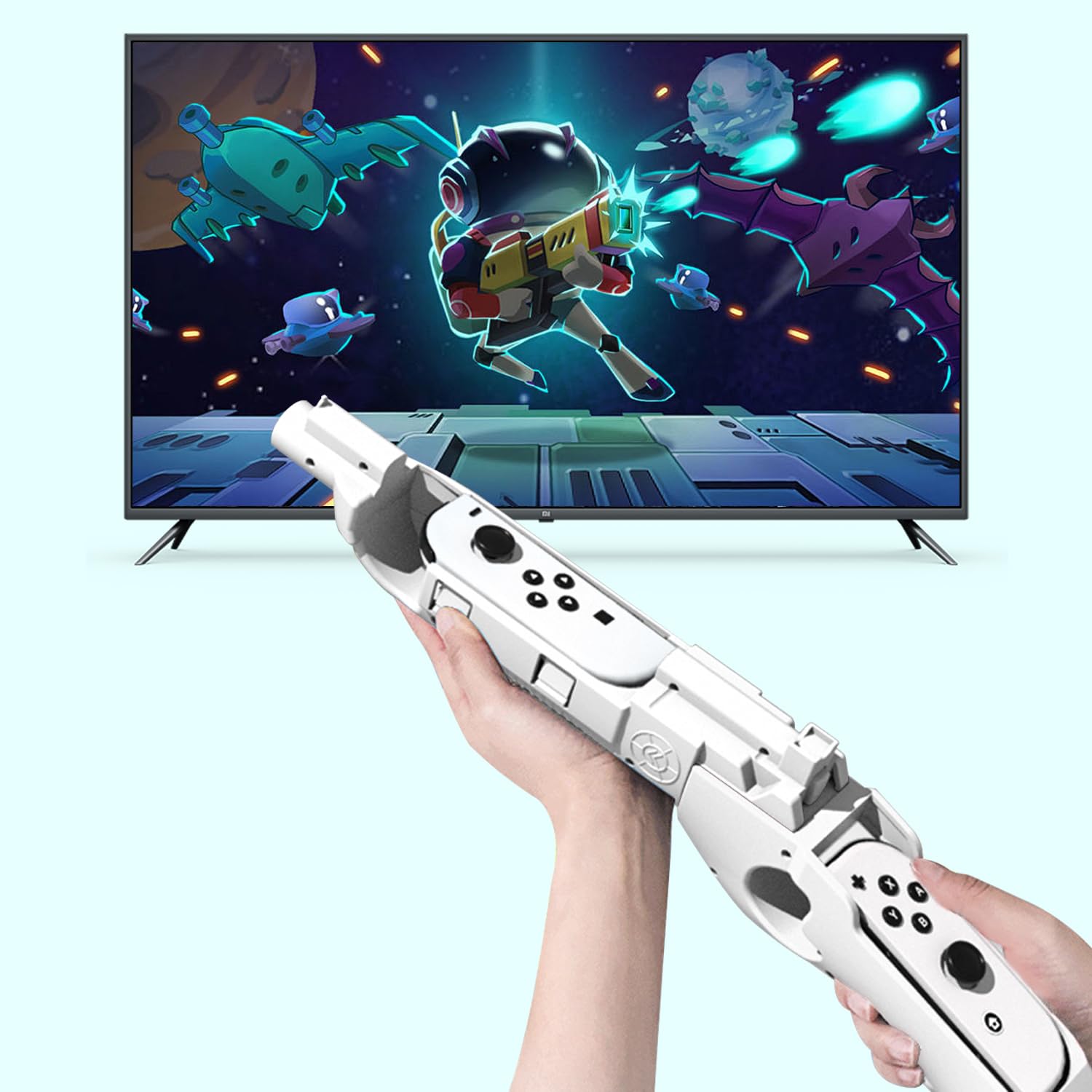 Splatoon 3 Ексклюзивна ігрова пістолет OLED-рукоятка Splatoon 3 Shooting Game Gun Захоплюючий досвід Створено для Switch Shooting Games Handle Party Shooting
Splatoon 3 Ексклюзивна ігрова пістолет OLED-рукоятка Splatoon 3 Shooting Game Gun Захоплюючий досвід Створено для Switch Shooting Games Handle Party Shooting