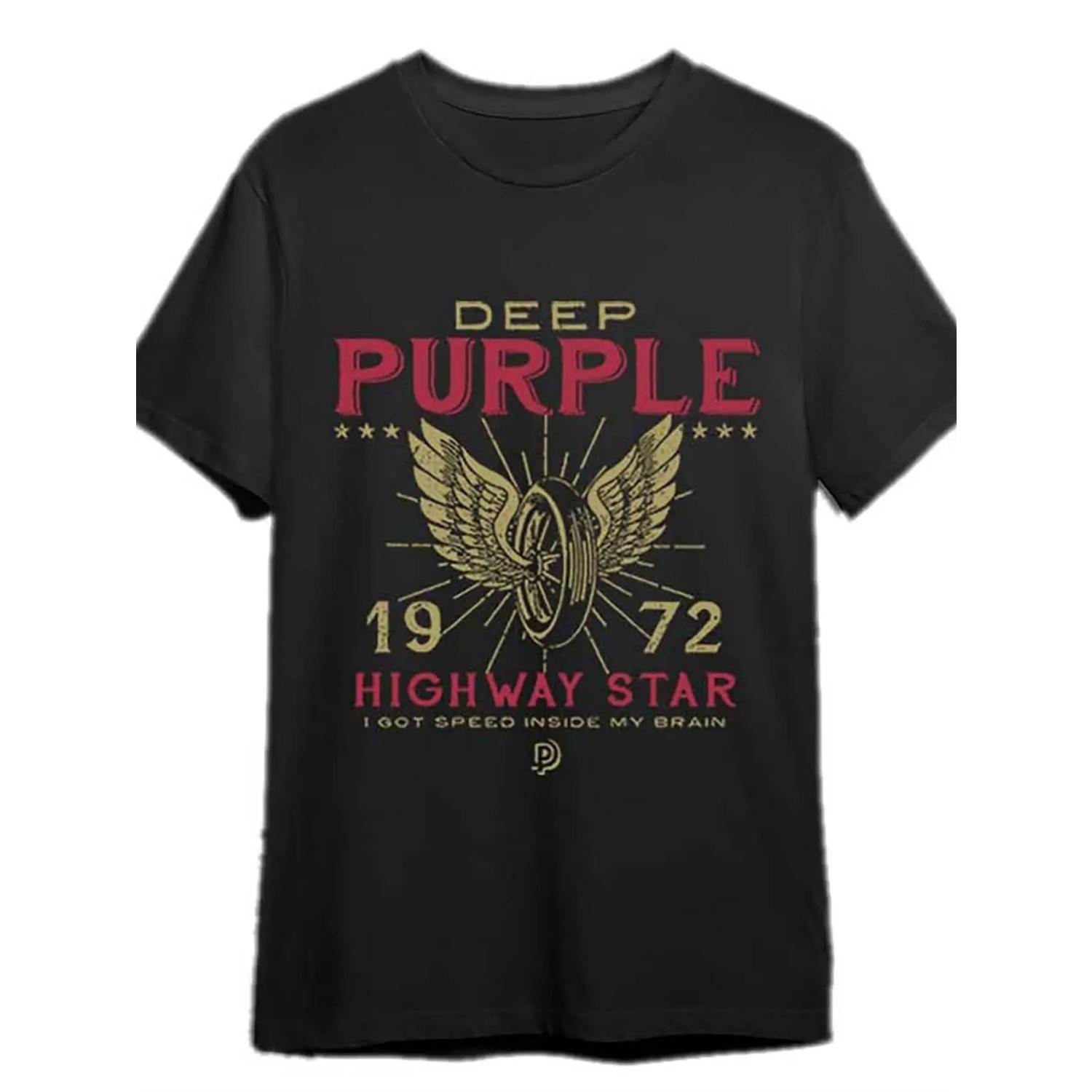 Men s Deep Purple Highway 1972 Retro T-shirt - Iconic Wings and 72 Design Retro T-shirt for Concert and Casual Dressing S чёрный
Men s Deep Purple Highway 1972 Retro T-shirt - Iconic Wings and 72 Design Retro T-shirt for Concert and Casual Dressing S чёрный