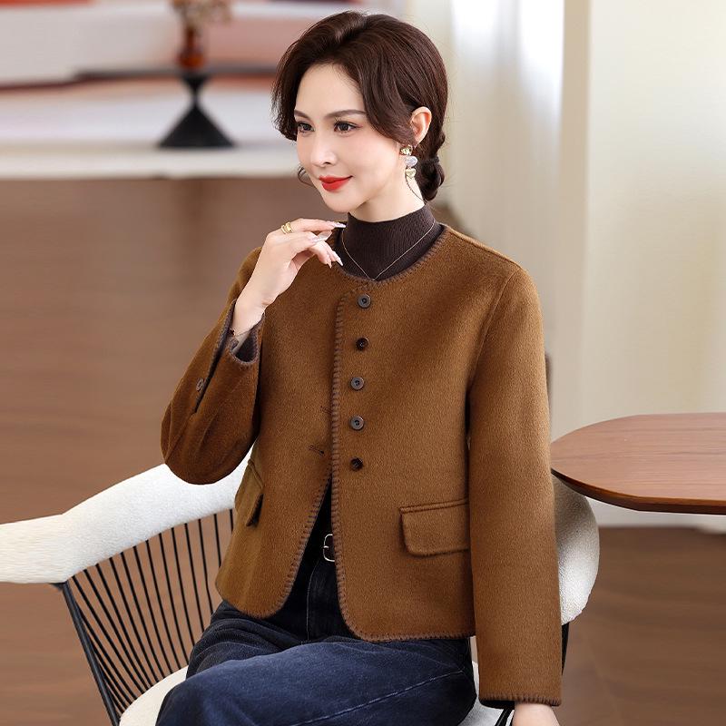 Women s French Chic Double-Faced Wool Coat - Short Style for Spring/Autumn 2026, Perfect for Petite and Middle-Aged Figures L (suggested 120-135 jin) жовтий/коричневий
Women s French Chic Double-Faced Wool Coat - Short Style for Spring/Autumn 2026, Perfect for Petite and Middle-Aged Figures L (suggested 120-135 jin) жовтий/коричневий