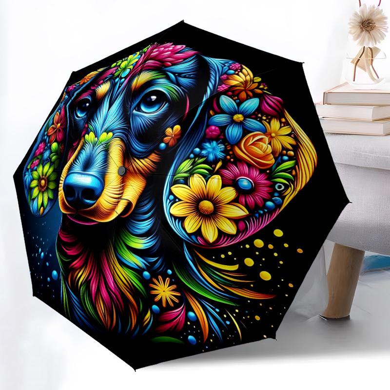 1pc Floral Dog Portrait Automatic Umbrella - Automatic Opening And Closing, Sturdy Iron Frame, Formal Occasions yy251018179
1pc Floral Dog Portrait Automatic Umbrella - Automatic Opening And Closing, Sturdy Iron Frame, Formal Occasions yy251018179