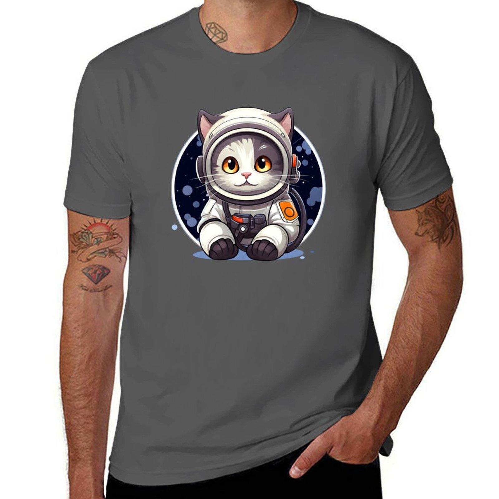 Cartoon Cat Astronaut in Space T-Shirt t shirt man cotton anime t shirts for man T-Shirt 4XL
Cartoon Cat Astronaut in Space T-Shirt t shirt man cotton anime t shirts for man T-Shirt 4XL