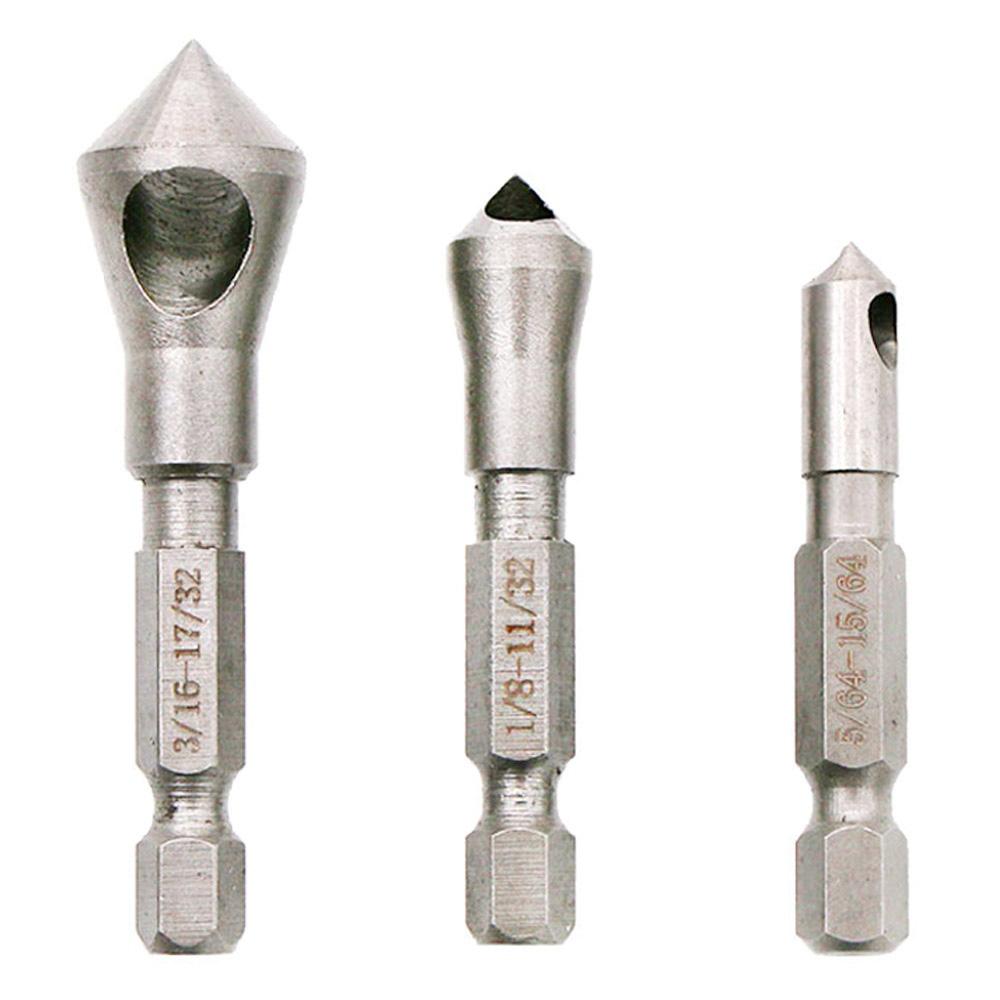 STONEGO 3PCS 90 Degrees Countersink Bit Deburring Drill Bits Tapper Hole Cutter Hand Tools Wood Soft Metal Plastic Chamfer
STONEGO 3PCS 90 Degrees Countersink Bit Deburring Drill Bits Tapper Hole Cutter Hand Tools Wood Soft Metal Plastic Chamfer
