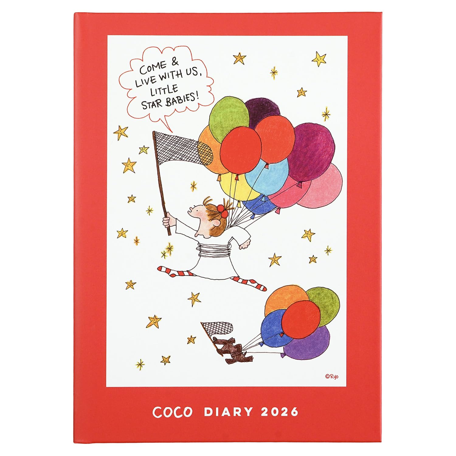 Greeting Life Coco-chan 2026 Planner, B6 Size, Weekly, Hardcover, Balloon, CD-1370-RY (Starts January 2026)
Greeting Life Coco-chan 2026 Planner, B6 Size, Weekly, Hardcover, Balloon, CD-1370-RY (Starts January 2026)