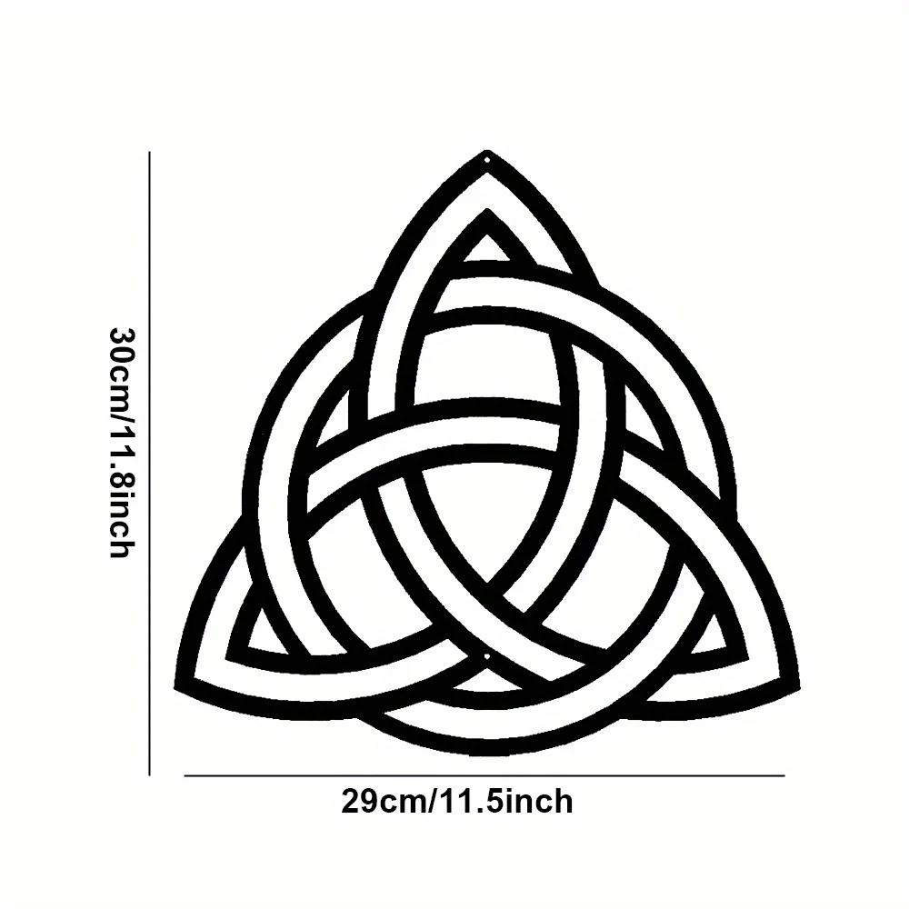 Металлическое настенное искусство «Кельтский треугольник» – стальной декор для дома и учебы, элегантный подарок для гостиной и спальни, стильное настенное украшение чёрный
Металлическое настенное искусство «Кельтский треугольник» – стальной декор для дома и учебы, элегантный подарок для гостиной и спальни, стильное настенное украшение чёрный