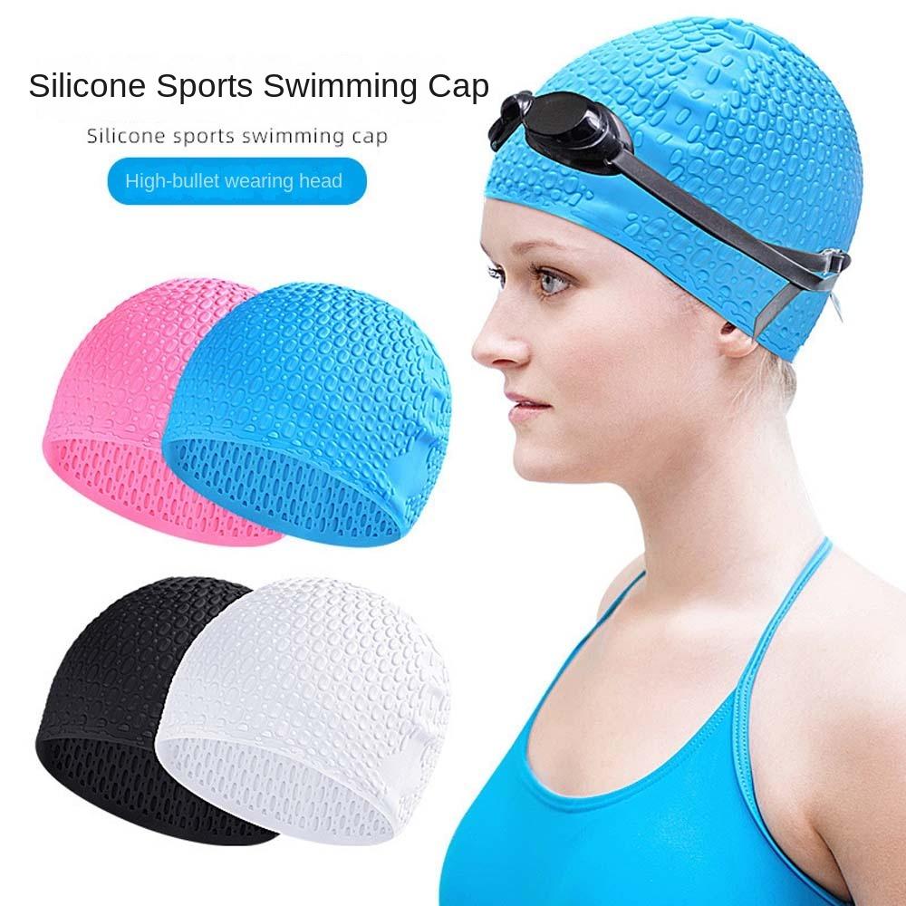 High Elastic Swimming Cap Silicone Bathing Caps Plus Size Swimming Hat Beach білий
High Elastic Swimming Cap Silicone Bathing Caps Plus Size Swimming Hat Beach білий