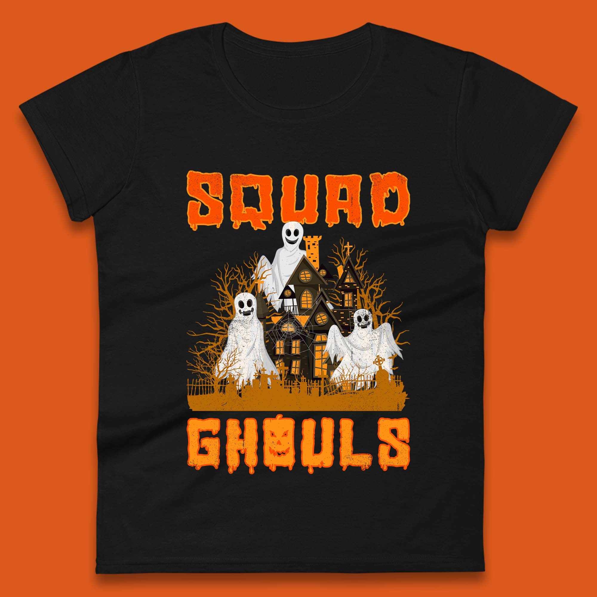 Squad Ghouls Halloween Boo Ghost Horror Scary Haunted House Womens Tee T Shirt Mens Tops Unisex Top S
Squad Ghouls Halloween Boo Ghost Horror Scary Haunted House Womens Tee T Shirt Mens Tops Unisex Top S