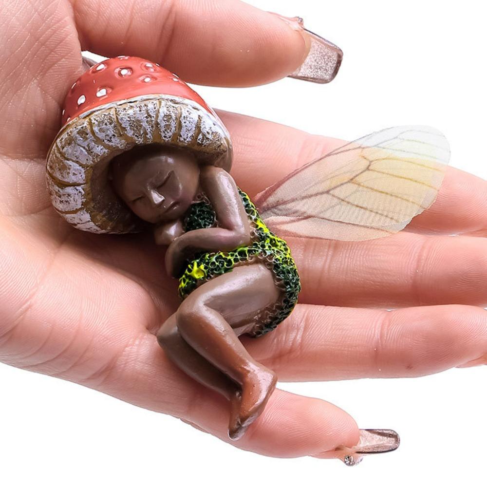 Non-toxic Scene Artwork Sleeping Fairy Garden Decoration Resin Crafts Fairy Ornament Small Statue 1pcs
Non-toxic Scene Artwork Sleeping Fairy Garden Decoration Resin Crafts Fairy Ornament Small Statue 1pcs