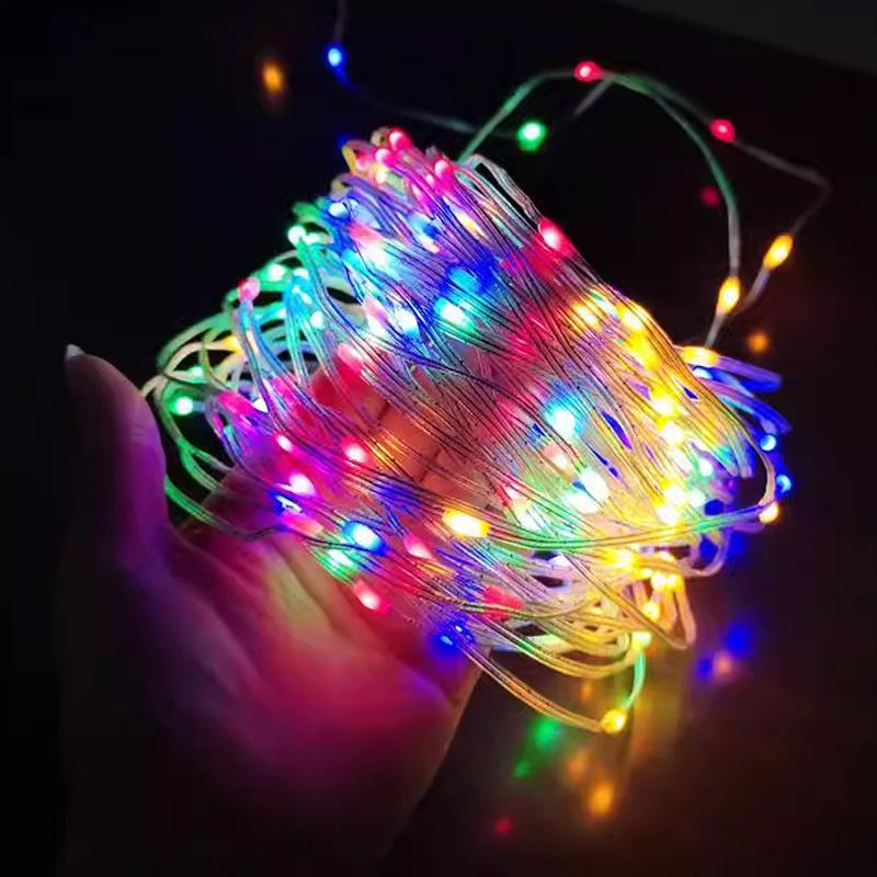 LED Fairy Light String USB Plug APP Bluetooth Smart Control RGB Christmas Wedding Party Garden Decoration Garlands Lights 5M
LED Fairy Light String USB Plug APP Bluetooth Smart Control RGB Christmas Wedding Party Garden Decoration Garlands Lights 5M