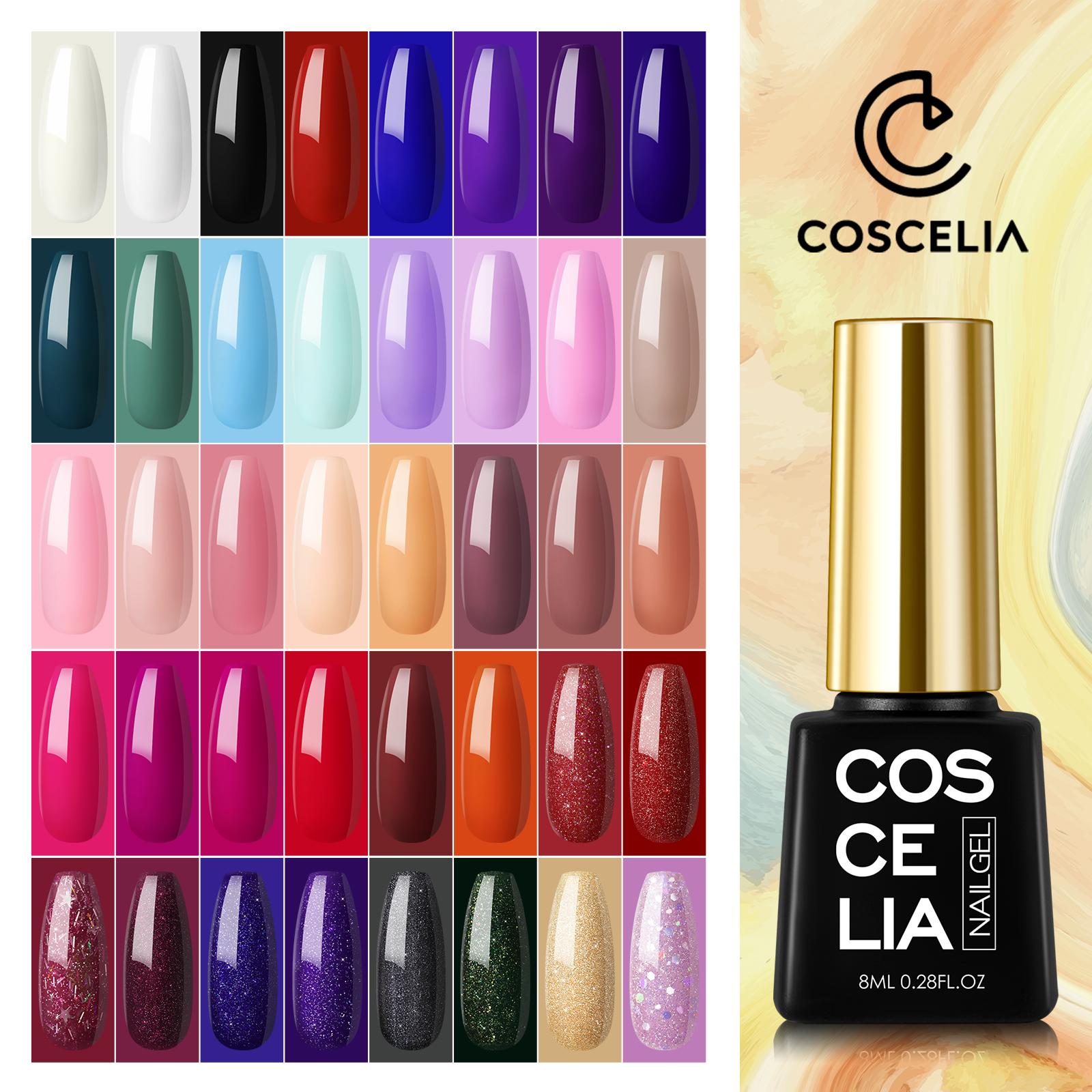COSCELIA 8 мл Гель-лак для ногтей Soak Off Гель для ногтей Полуперманентный УФ-гель для ногтей Необходимо верхнее базовое покрытие Инструменты для дизайна ногтей для маникюра
COSCELIA 8 мл Гель-лак для ногтей Soak Off Гель для ногтей Полуперманентный УФ-гель для ногтей Необходимо верхнее базовое покрытие Инструменты для дизайна ногтей для маникюра