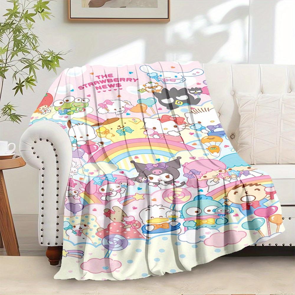 1pc Sanrio Character Wallpaper Home Decor Blanket - Seasonal Universal Comfortable Washable Gift for All Ages, Suitable for All Families, 130x150cm
1pc Sanrio Character Wallpaper Home Decor Blanket - Seasonal Universal Comfortable Washable Gift for All Ages, Suitable for All Families, 130x150cm