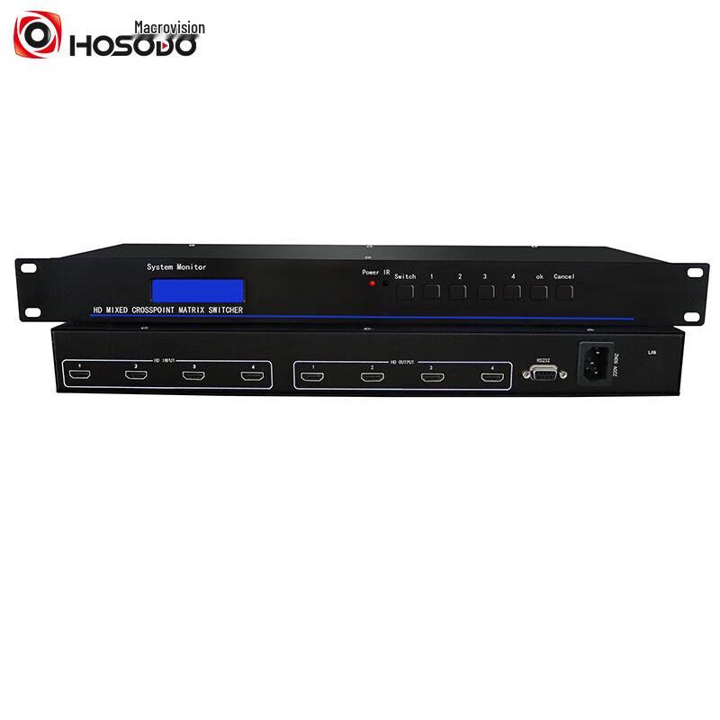 HSD-AV-HD0404 4x4 4K HDMI Matrix Switcher (CN version)
HSD-AV-HD0404 4x4 4K HDMI Matrix Switcher (CN version)
