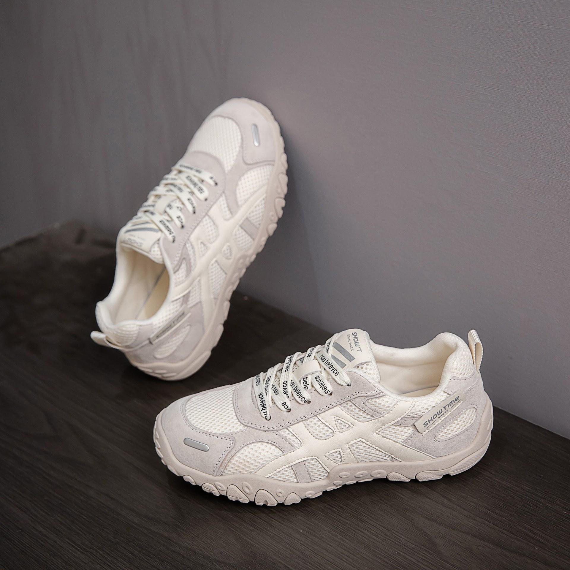Leather women s little white shoes autumn new mesh single shoes sports and leisure shoes versatile thick sole 40 бежевий
Leather women s little white shoes autumn new mesh single shoes sports and leisure shoes versatile thick sole 40 бежевий