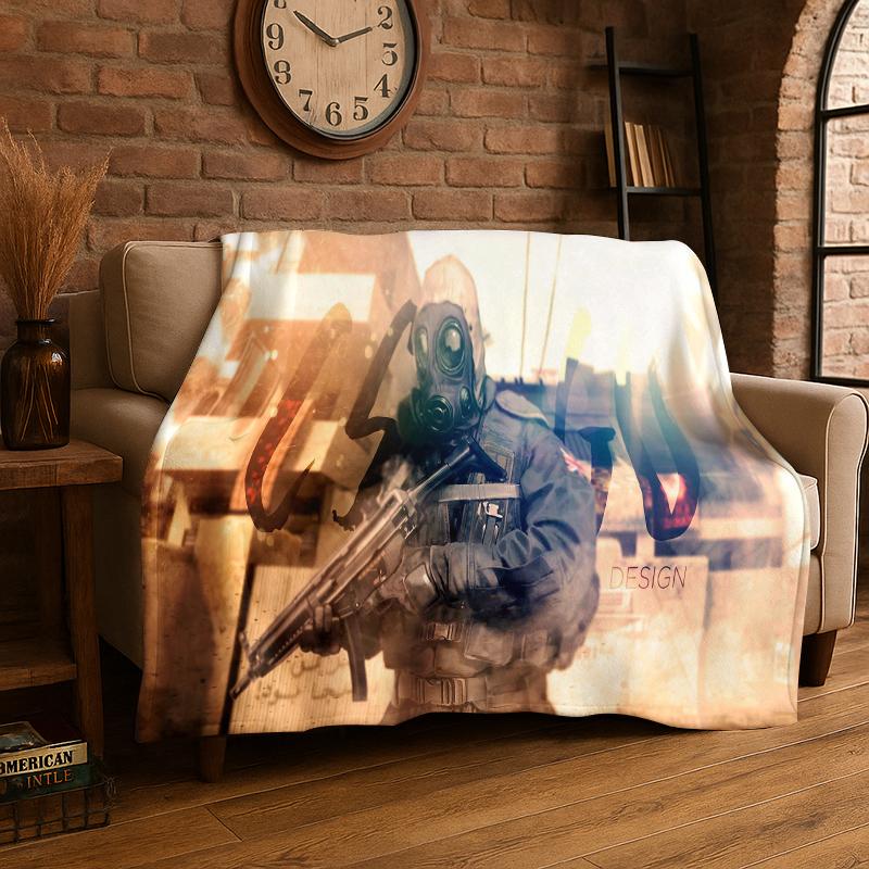 Counter Strike CS GO Game Gamer Flannel Blanket Soft Warm Throw Blanket for Bedroom Living Room Bed Travel Camping Picnic Gift 75x90cm
Counter Strike CS GO Game Gamer Flannel Blanket Soft Warm Throw Blanket for Bedroom Living Room Bed Travel Camping Picnic Gift 75x90cm