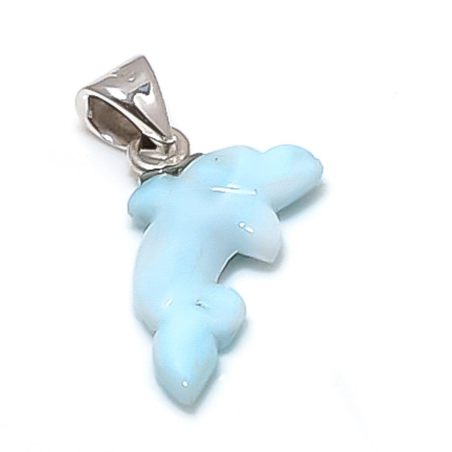 Natural Larimar Gemstone Handmade 925 Sterling Silver Jewelry Pendant 0.71 F1i48
Natural Larimar Gemstone Handmade 925 Sterling Silver Jewelry Pendant 0.71 F1i48
