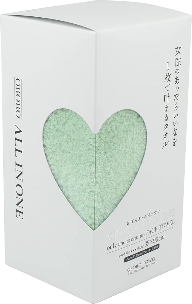 Oboro Towel Face Towel, Quick-Drying, Lightweight, Made in Japan, Green, 32 x 90cm, A One-Piece Towel for Women
Oboro Towel Face Towel, Quick-Drying, Lightweight, Made in Japan, Green, 32 x 90cm, A One-Piece Towel for Women