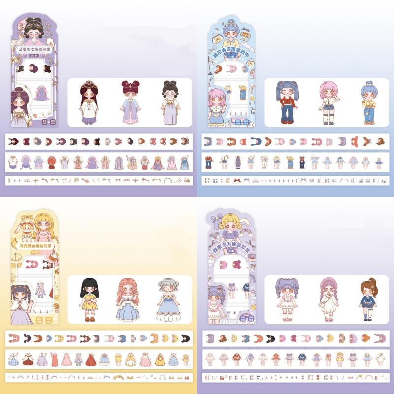 1Box Cartoon Dress Up Stickers Beautiful Girl Outfit Sticker Fun Diy Princess Makeup Scene Outfit Change Tape Small Gift A5
1Box Cartoon Dress Up Stickers Beautiful Girl Outfit Sticker Fun Diy Princess Makeup Scene Outfit Change Tape Small Gift A5