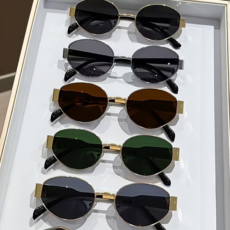 5pcs Fashionable Circular Sunglasses Women Men Summer New Style Metal Frame Casual for Traveling Driving Sun Glasses
5pcs Fashionable Circular Sunglasses Women Men Summer New Style Metal Frame Casual for Traveling Driving Sun Glasses