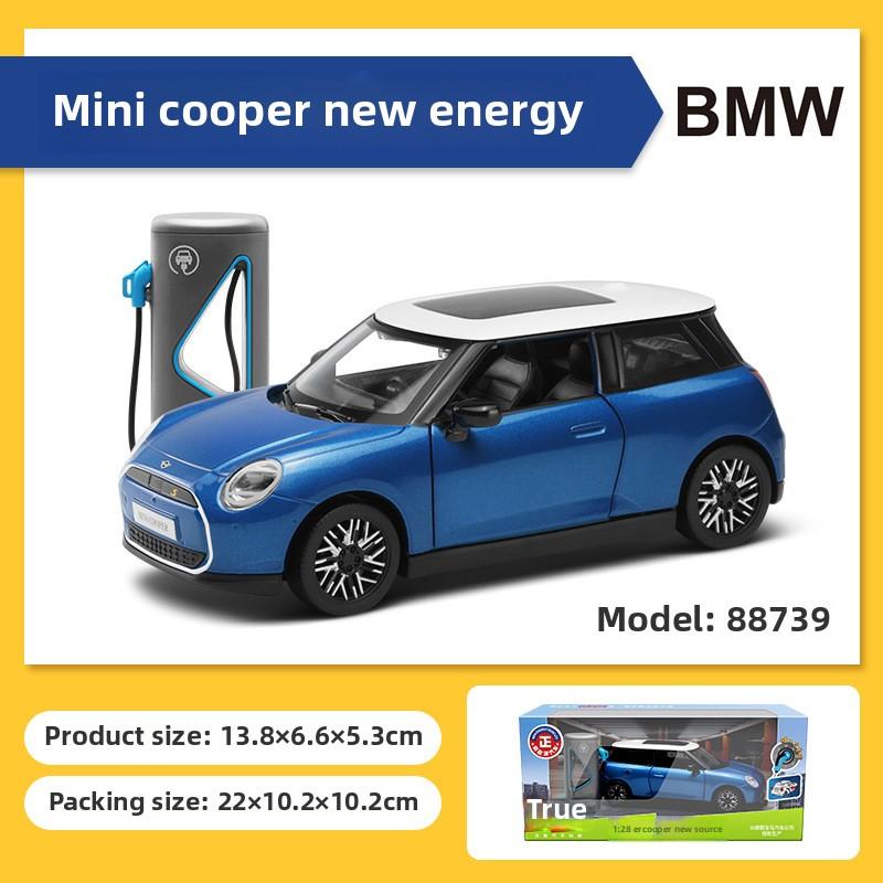 1/28 BMW Mini Cooper Металева модель автомобіля з зарядним пристроєм EV, звуком, світлом. Дитяча іграшка для хлопчиків, лита модель транспортного засобу, колекційна мініатюрна машинка
1/28 BMW Mini Cooper Металева модель автомобіля з зарядним пристроєм EV, звуком, світлом. Дитяча іграшка для хлопчиків, лита модель транспортного засобу, колекційна мініатюрна машинка